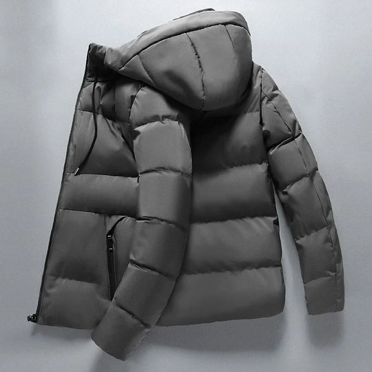 EB | Gepolsterte Winterjacke mit Kapuze Polyester Warm und Funktional
