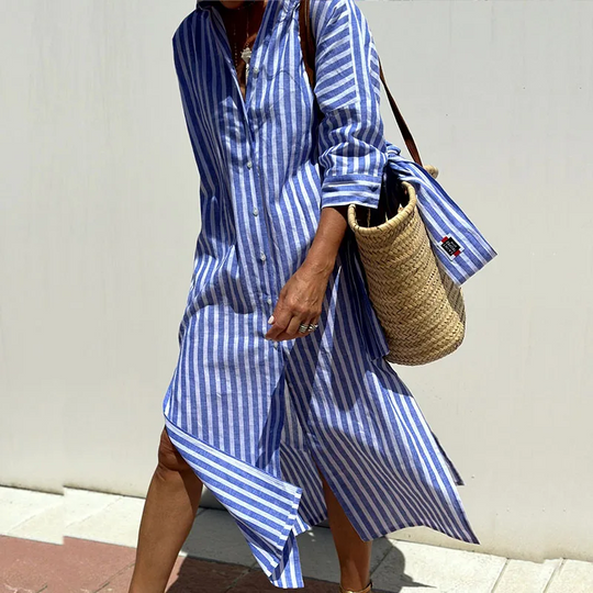 EB | Gestreiftes Hemdkleid