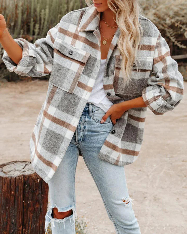 EB | Warme Woll Jacke Damen