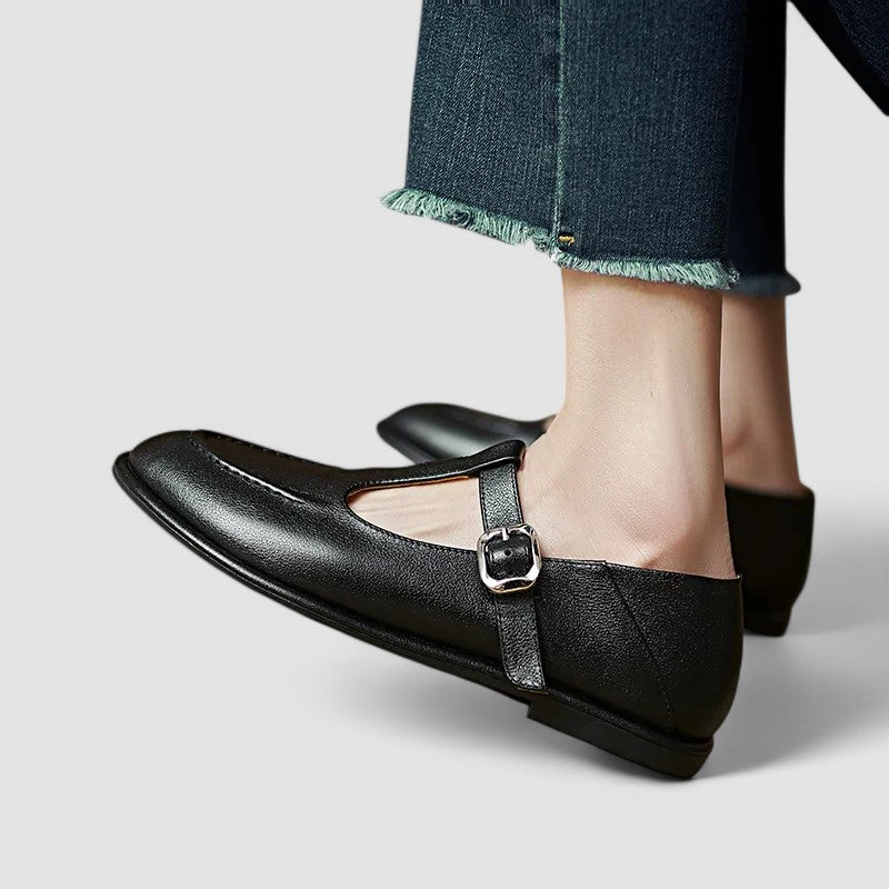 Orthopädische Mary Jane Schuhe mit niedrigem Absatz EB