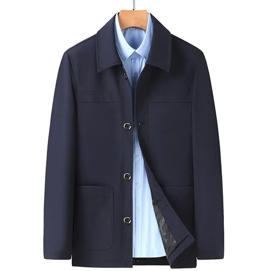 EB | Freizeitjacke mit Aufgesetzten Taschen und Knöpfen - Samuel