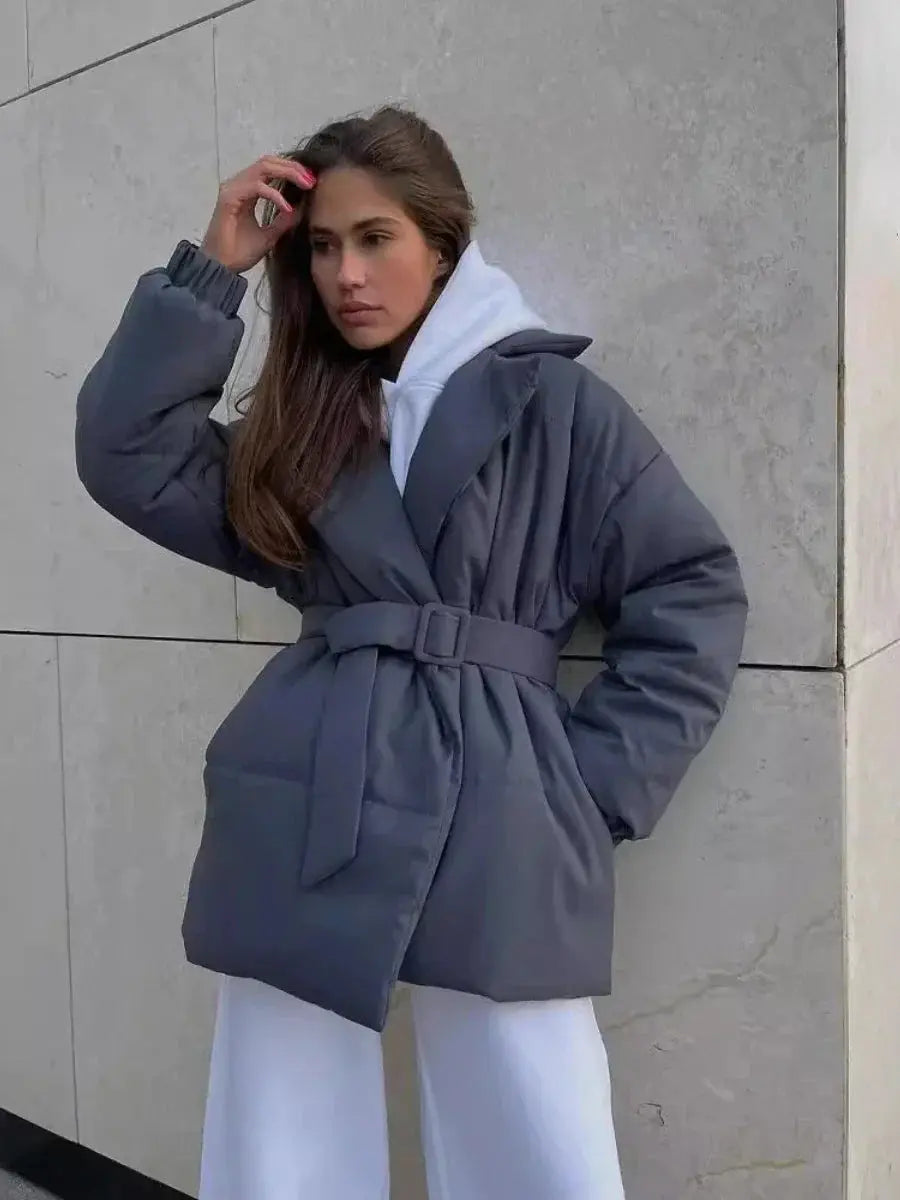 EB | Pufferjacke mit Gürtel
