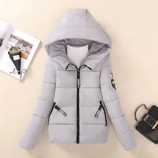 EB | Gefütterte Winterparka mit Kapuze Warme Jacke