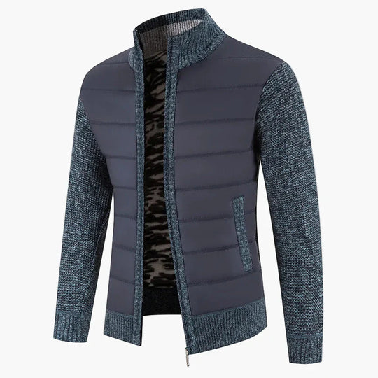 EB | Stepp-Strickjacke mit Reißverschluss - Lässiger Urban Style für Alltag und Freizeit