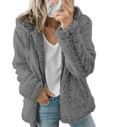 EB | Teddy Fleecejacke Damen Lang