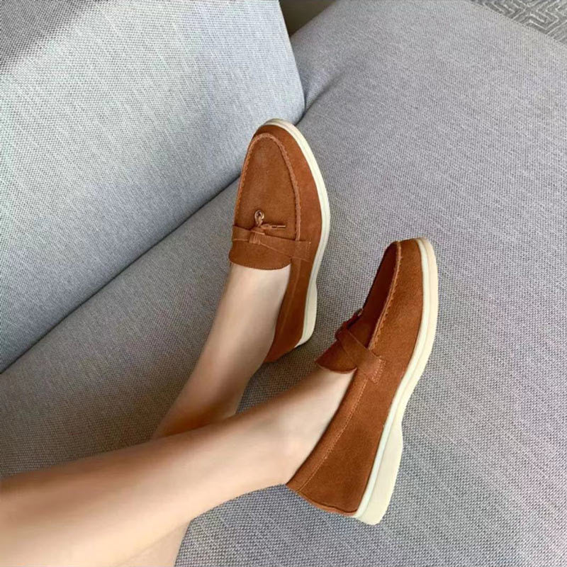 EB Loafers Damen-Loafer mit Schloss-Detail