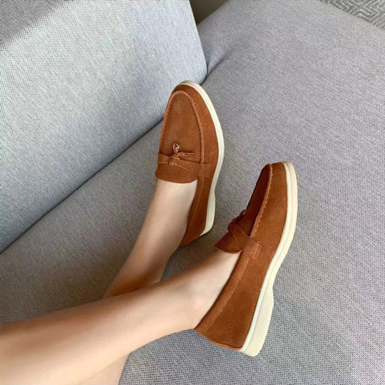 EB Loafers Damen-Loafer mit Schloss-Detail