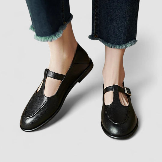 Orthopädische Mary Jane Schuhe mit niedrigem Absatz EB