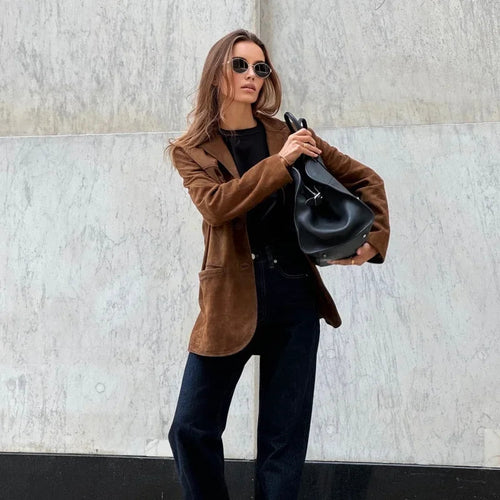 EB | Damenjacke mit Knopfverschluss - Warm