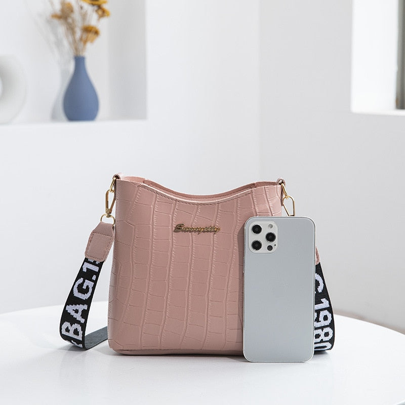 EB | Jaunty Umhängetasche Damen Mini Crossbody Eimer Handtasche