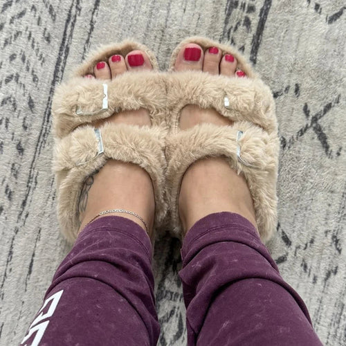EB - Chic Winter-Plüsch-Fellpantoffeln für Damen