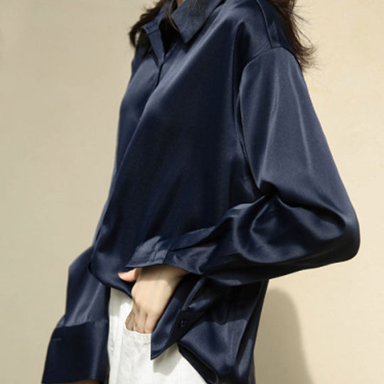 EB | Damenbekleidung Seidenhemd Vintage Bluse