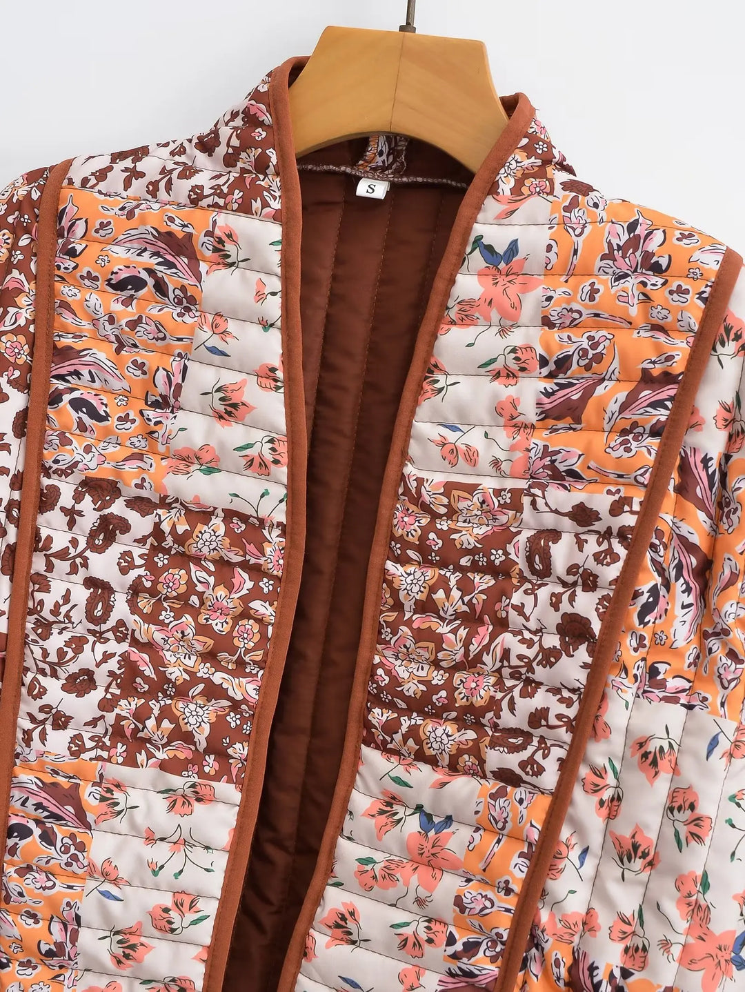 EB | Wintermantel mit Blumenmuster