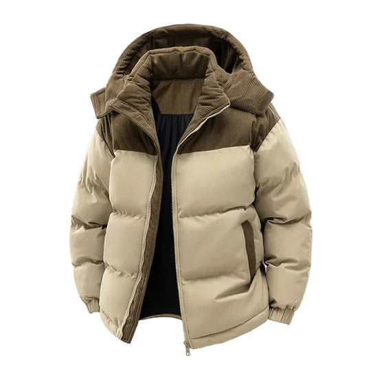 EB | Winter Steppjacke mit Kapuze - Modische Outdoorjacke für Kalte Tage