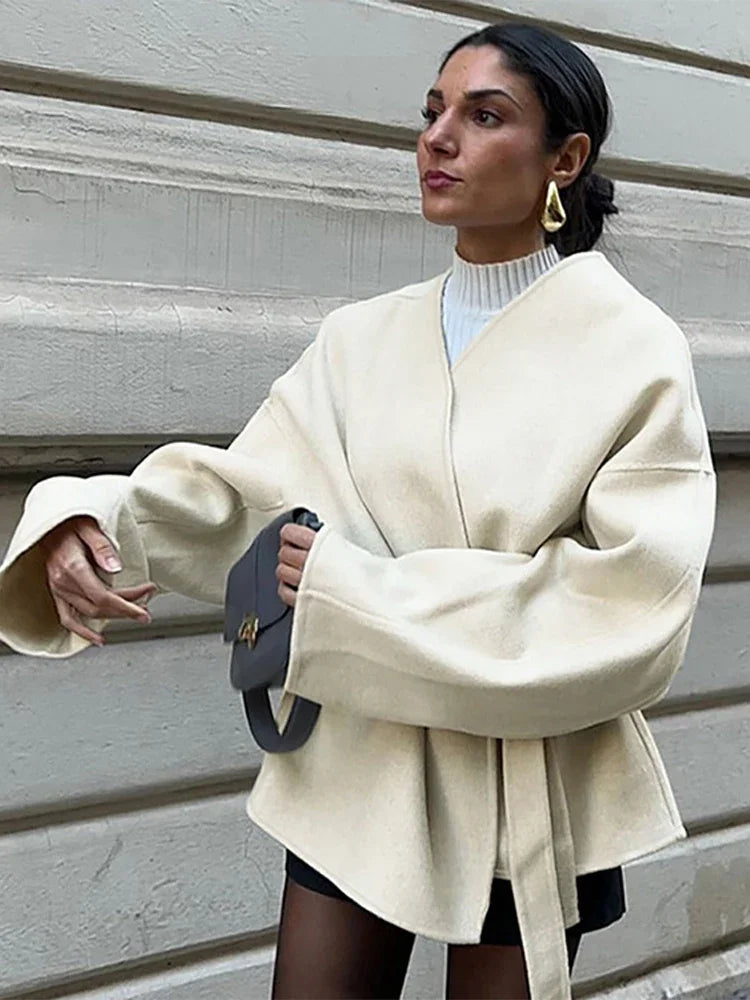 EB | Fleece-Jacke Mit Gürtel