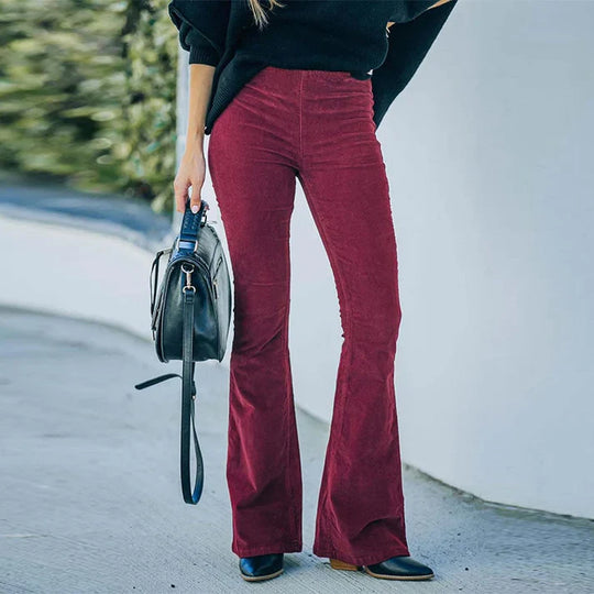 EB | Frauen Corduroy Flare Hose