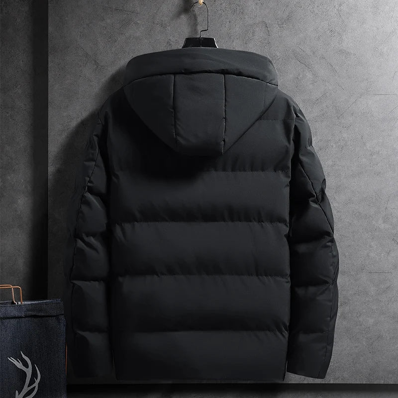 EB | Gepolsterte Winterjacke mit Kapuze Polyester Warm und Funktional