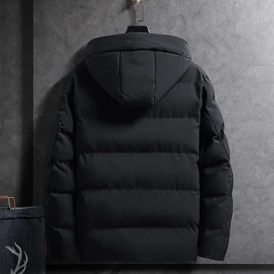 EB | Gepolsterte Winterjacke mit Kapuze Polyester Warm und Funktional