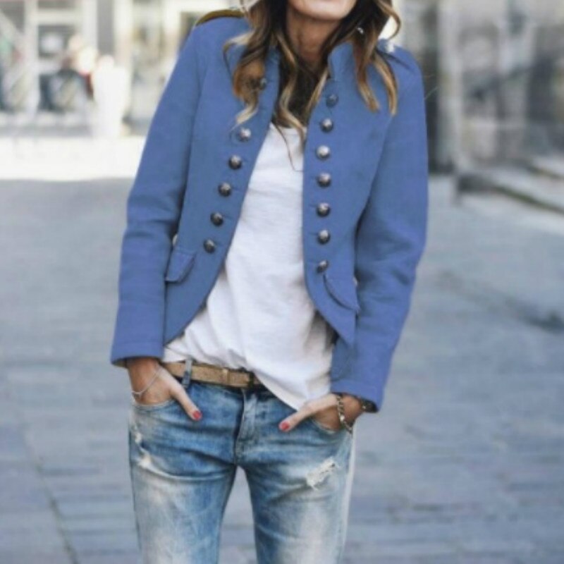EB | Blazer Mit Modernen Knöpfen Für Einen Schlanken, Trendigen Look