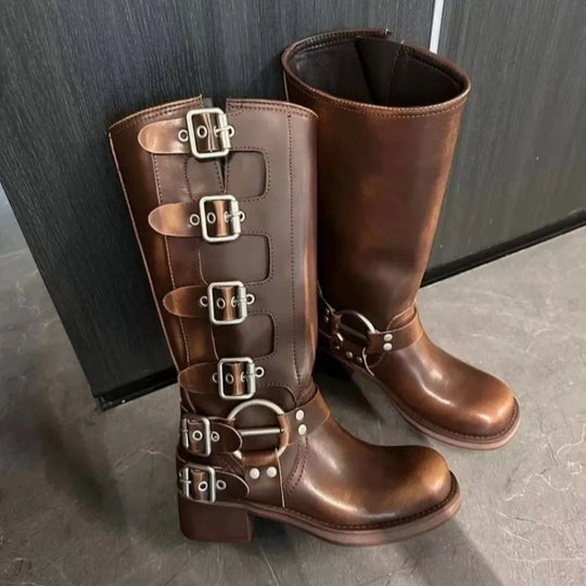 EB | Weinlese Lederstiefel