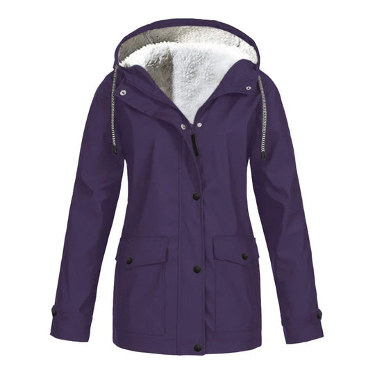 EB | Wasserdichte Fleece-Hoodie-Jacke