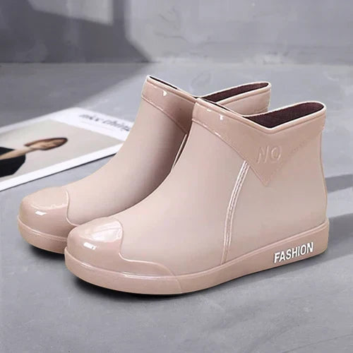 EB | Damen wasserdichte Stiefeletten mit seitlichem Reißverschluss