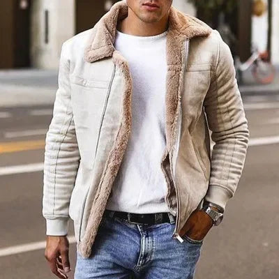 EB | Stilet Pelzfutterjacke Polyester Warm und Bequem