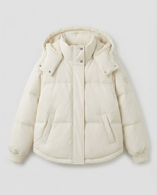 Warme Damen Winterjacke Gepolstert | EB