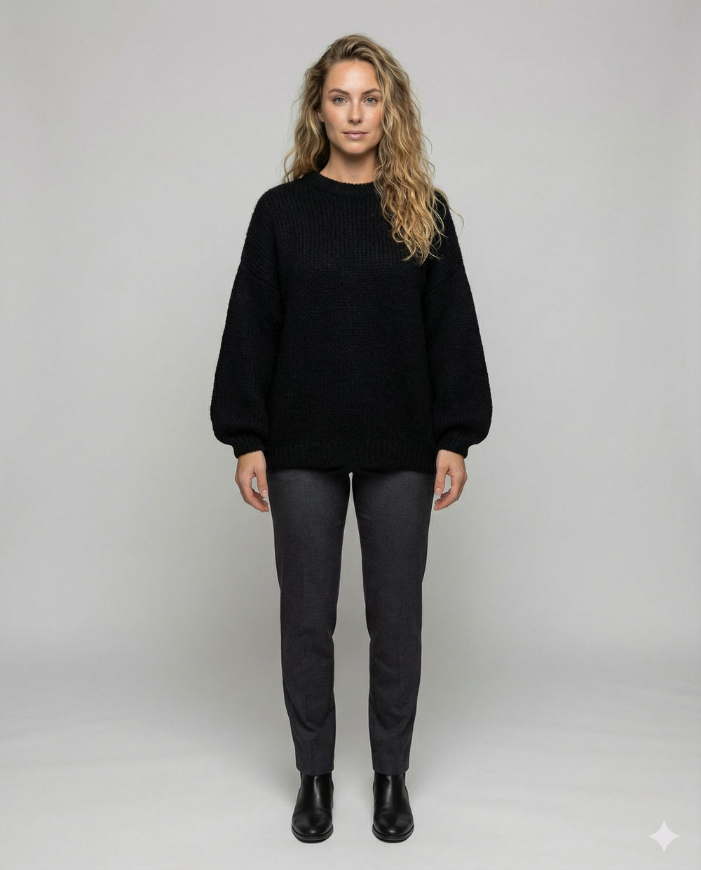 Flauschiger Oversize Pullover Damen | EB