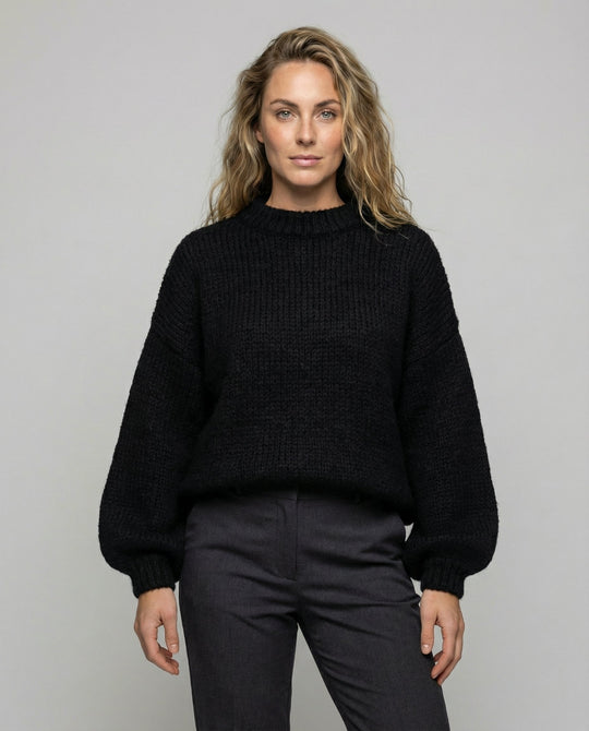 Flauschiger Oversize Pullover Damen | EB