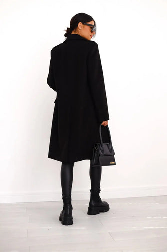EB | Doppelreihiger Wollmantel für Damen
