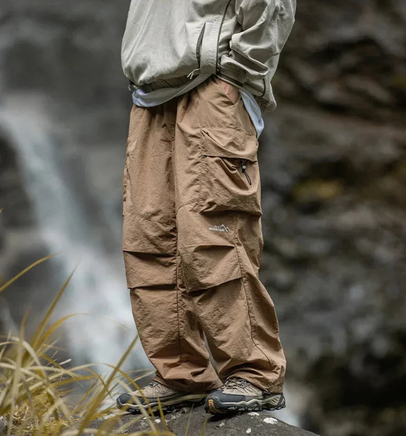EB Herren Cargohose mit seitlichen Taschen und weiter Passform