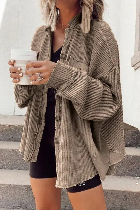 EB | Sommerjacke Aus Lässiger Strickware