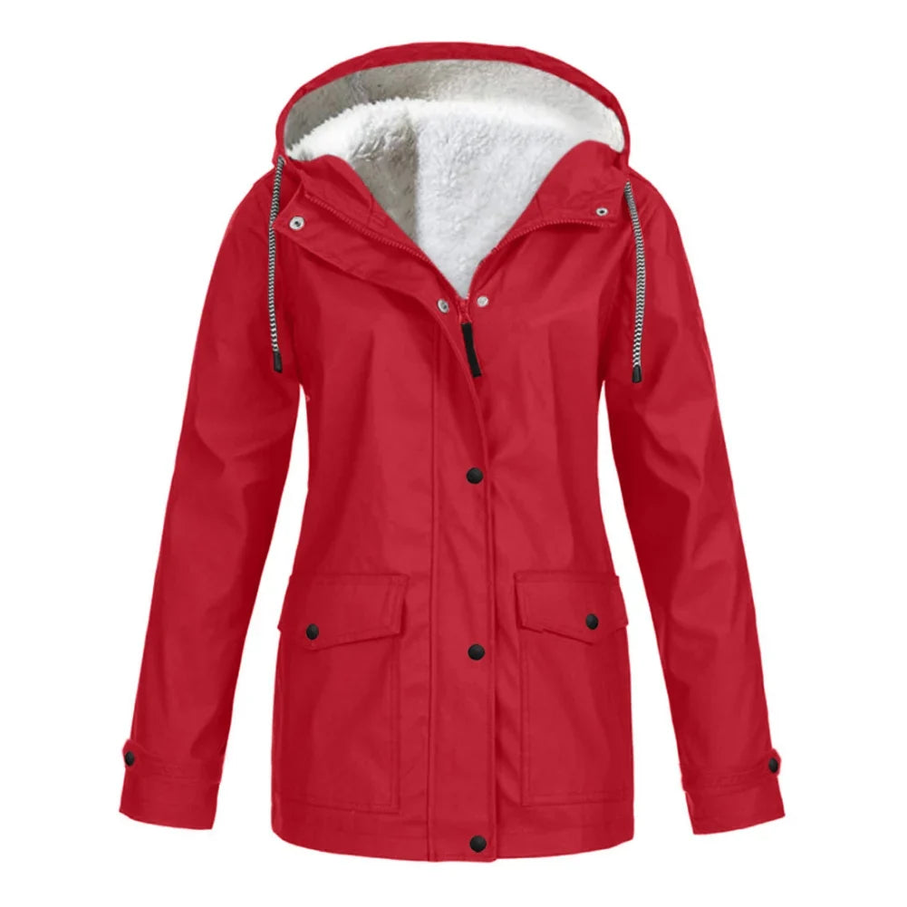 EB | Wasserdichte Fleece-Hoodie-Jacke