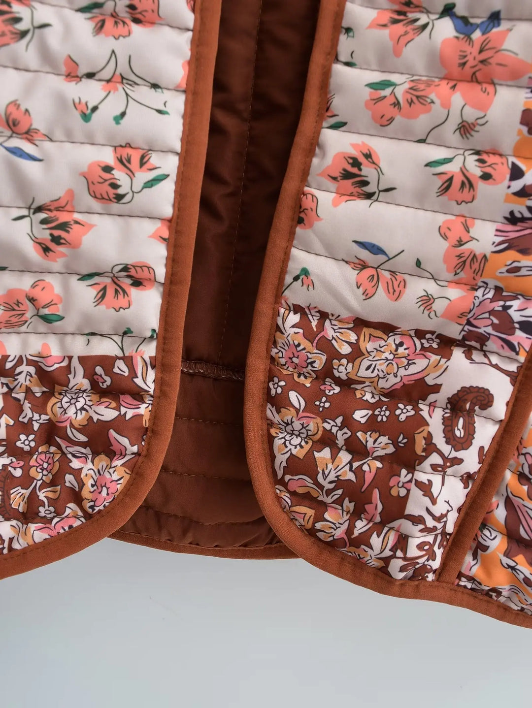 EB | Wintermantel mit Blumenmuster