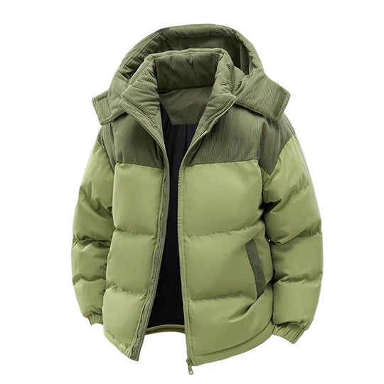 EB | Winter Steppjacke mit Kapuze - Modische Outdoorjacke für Kalte Tage