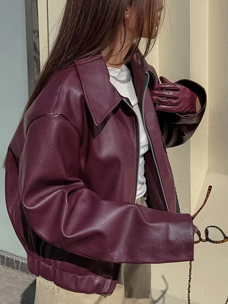 EB | Street Lederjacke Herbst Chic