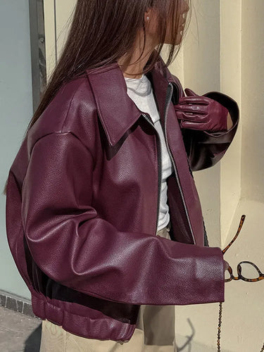 EB | Street Lederjacke Herbst Chic