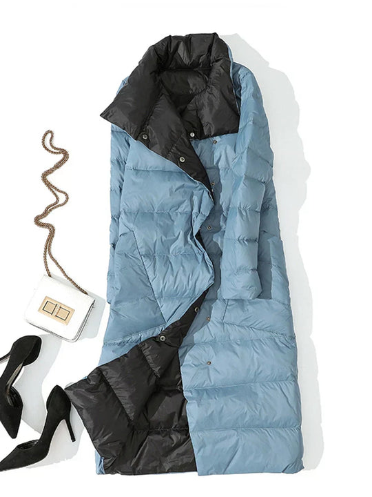 EB | Lange Karierte mit Taschen für Damen Ideal für Den Winter