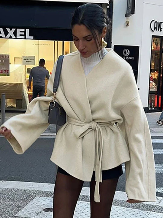 EB | Fleece-Jacke Mit Gürtel