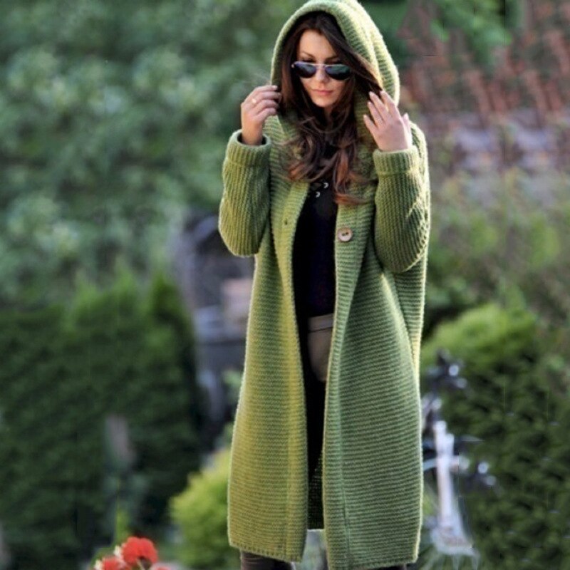 EB | Cardigan mit Kapuze Schöner Cardigan mit Stil