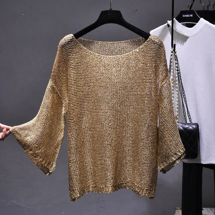 EB | Elegante Paillettenpullover