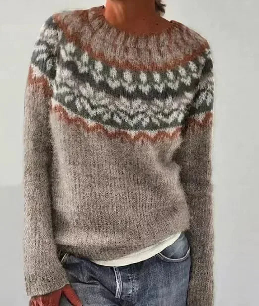 EB | Clair Strickpulli Herbst Mit Mustern
