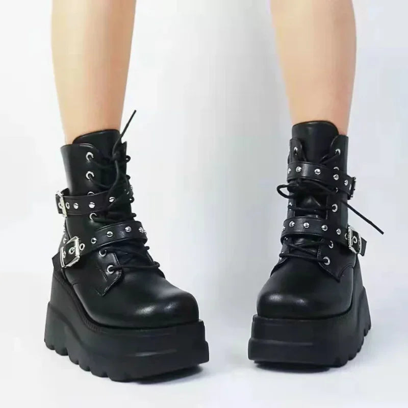 EB | Mühelos Gothische Eleganz Stiefel