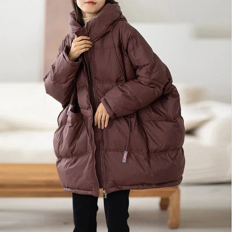 EB | Winter Oversized Daunen Kapuzenjacke