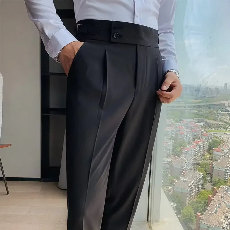 EB | Chic Hochtaillierte Chinohose
