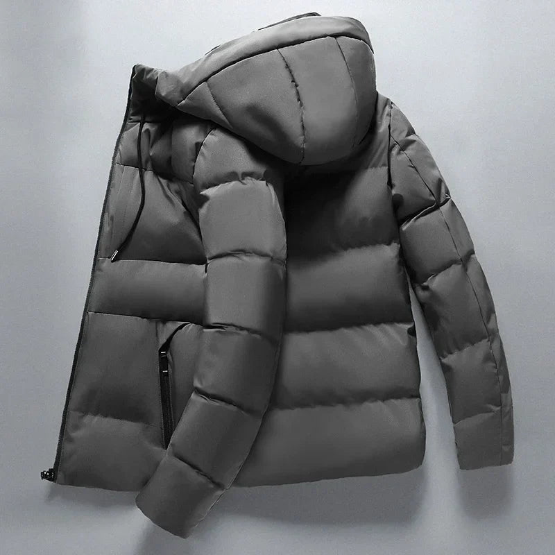 EB | Gepolsterte Winterjacke mit Kapuze Polyester Warm und Funktional