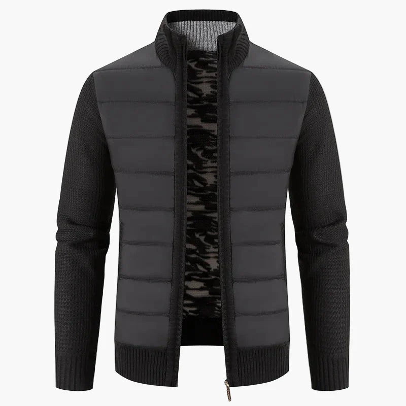 EB | Stepp-Strickjacke mit Reißverschluss - Lässiger Urban Style für Alltag und Freizeit