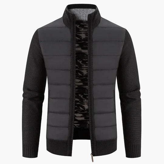 EB | Stepp-Strickjacke mit Reißverschluss - Lässiger Urban Style für Alltag und Freizeit