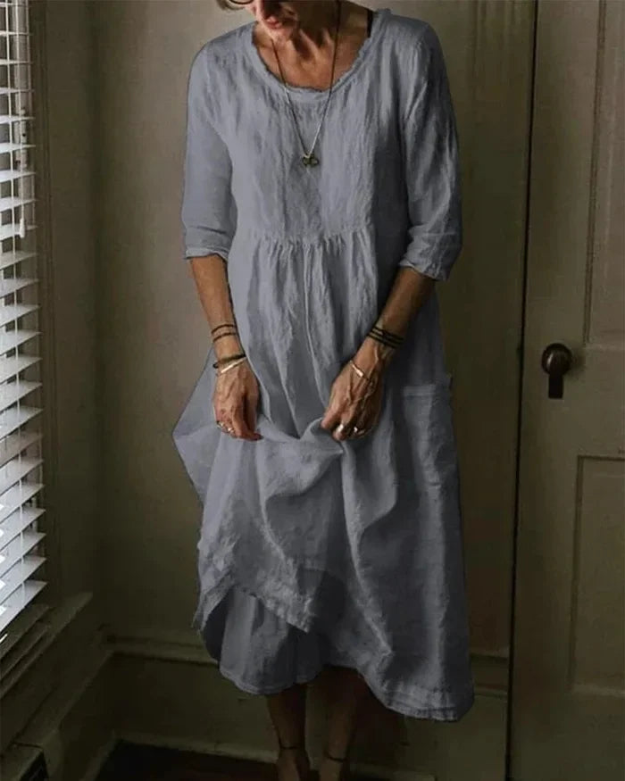 EB | Oversize Kleid aus Baumwolle für Frauen